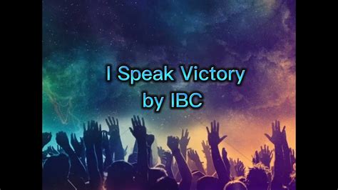 Jesus Your Name Is Power Lyrics And Chords (3. . I speak victory lyrics and chords